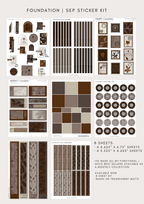 foundation sticker kit - 8 sheet sep kit