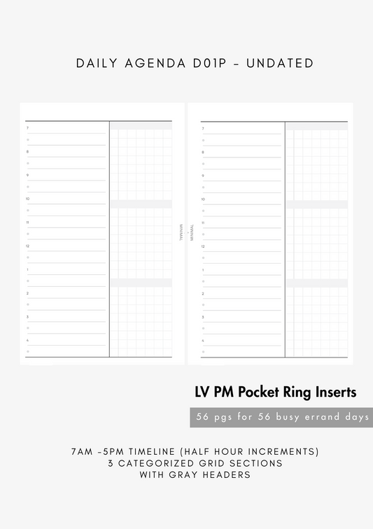 Busy Days Dailies DO1P UNdated - PO + PE Rings