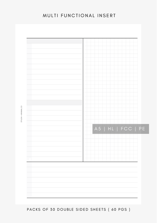 Multifunctional Inserts - Printed Inserts