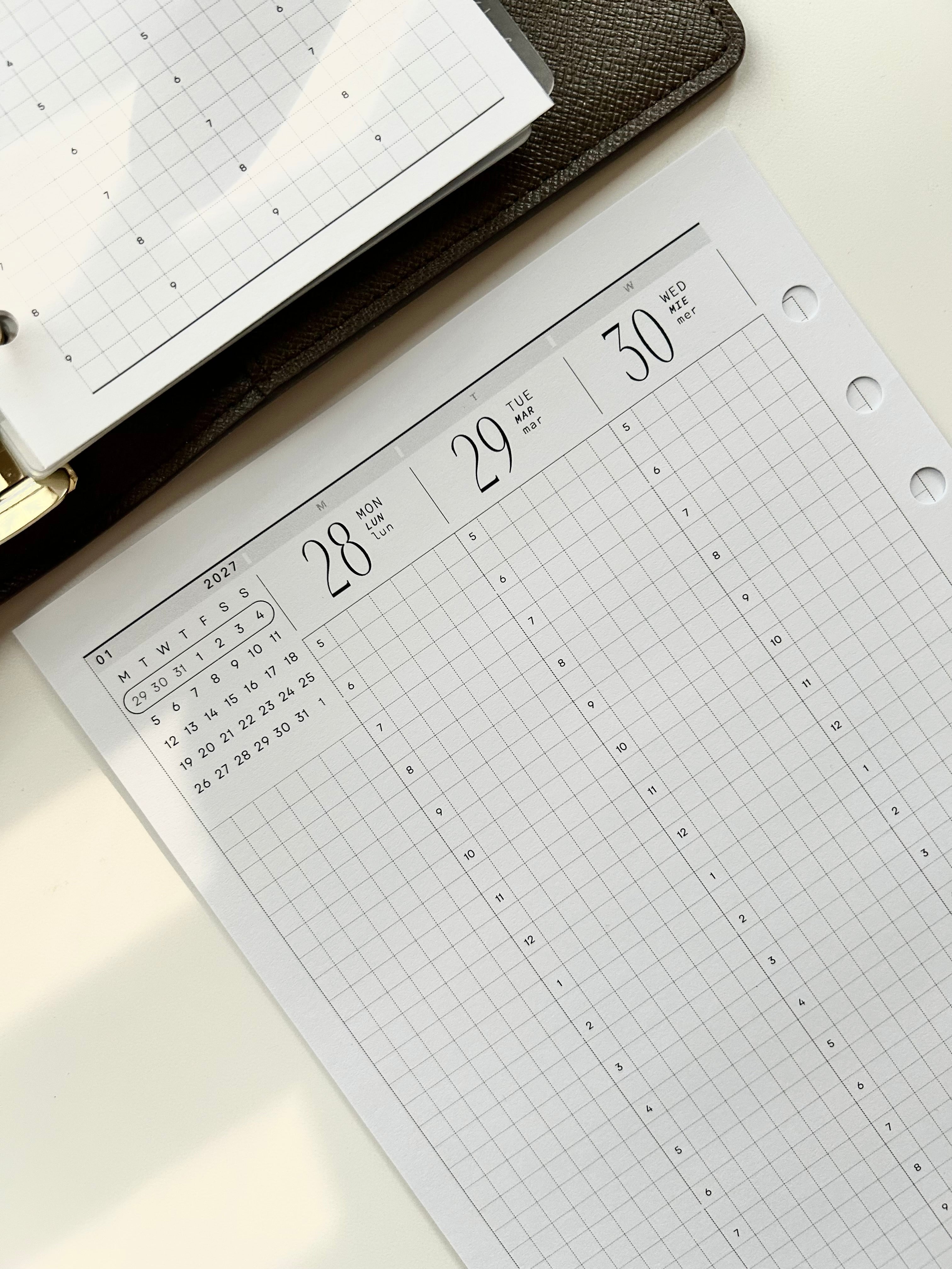 2027 Vertical Schedule Weeklies WO2P - A5 PE