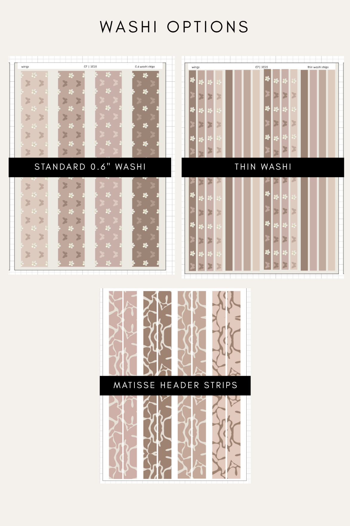 wings 8 sheet kit | July kit