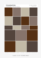 foundation sticker kit - 8 sheet sep kit