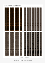 foundation sticker kit - 8 sheet sep kit