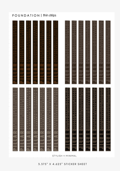 foundation sticker kit - 8 sheet sep kit