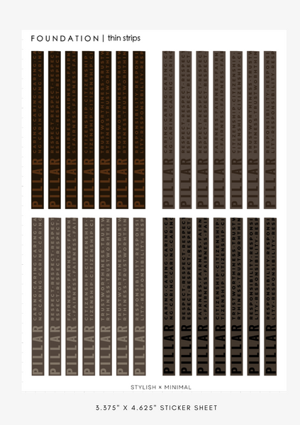 foundation sticker kit - 8 sheet sep kit