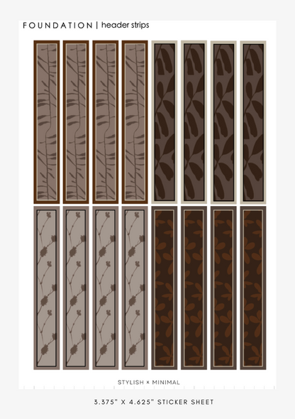 foundation sticker kit - 8 sheet sep kit