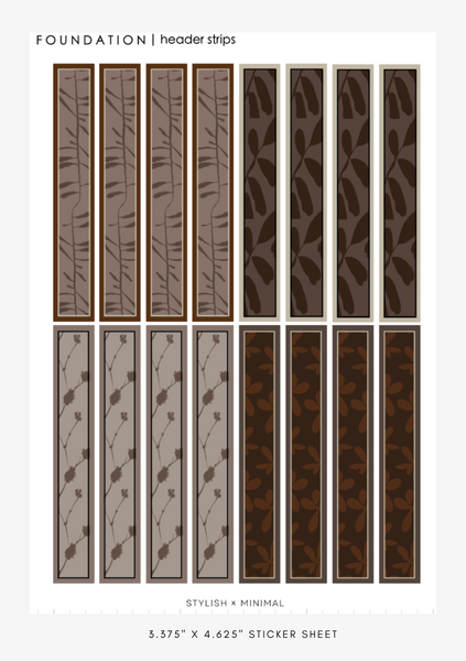 foundation sticker kit - 8 sheet sep kit