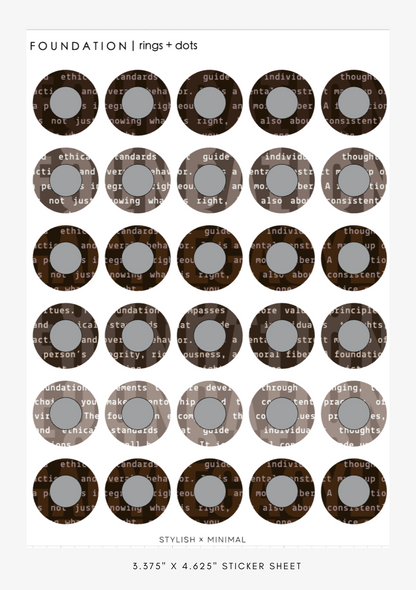 foundation sticker kit - 8 sheet sep kit