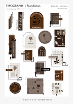 foundation sticker kit - 8 sheet sep kit