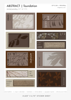 foundation sticker kit - 8 sheet sep kit