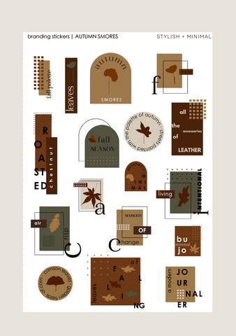 branding stickers sticker sheet