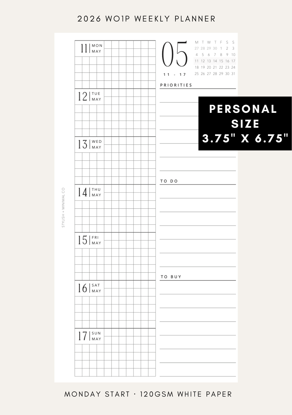 2027 (2 column) weekly WO1P