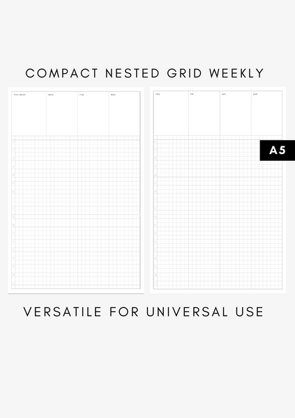 Compact Grid Weekly UNDATED W008