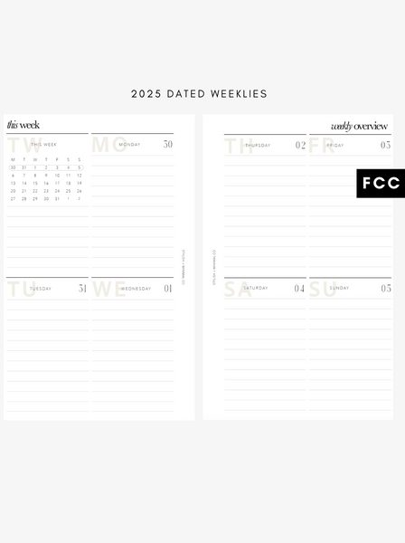 2025 quadrant weekly WO2P DATED W005