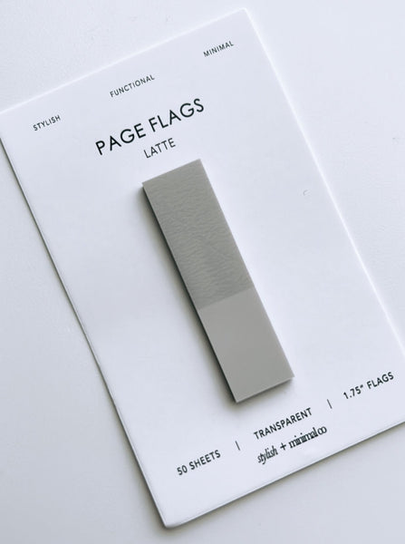 Latte transparent page flags