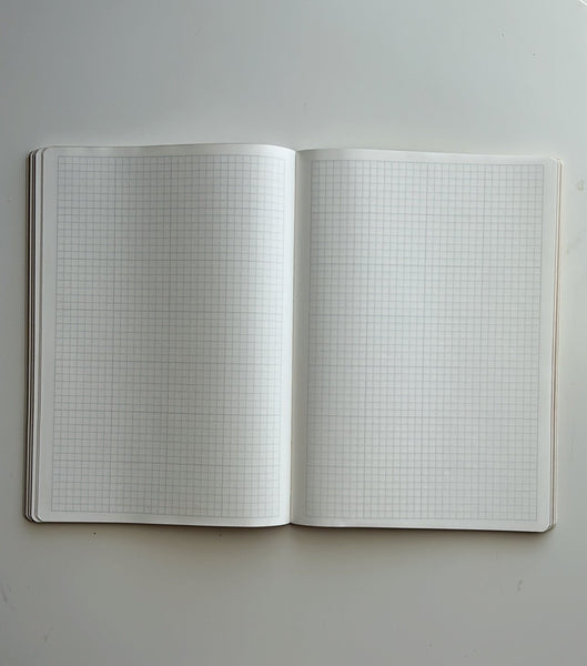 A5 nested grid notebook -Tomoe River Paper