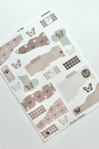 wings journal pieces | July kit