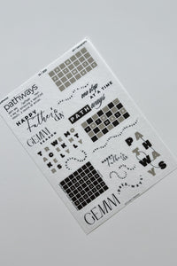 Pathways art + typography | June Kit