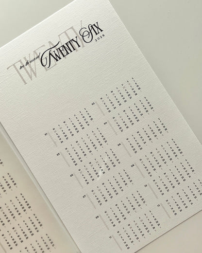 2026 yearly overview dashboard version B