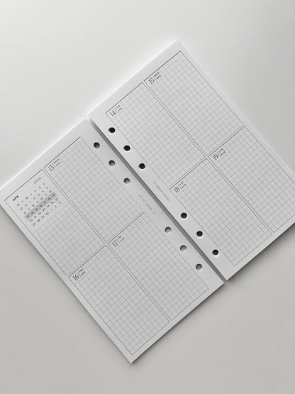 2026 quadrant grid weekly WO2P