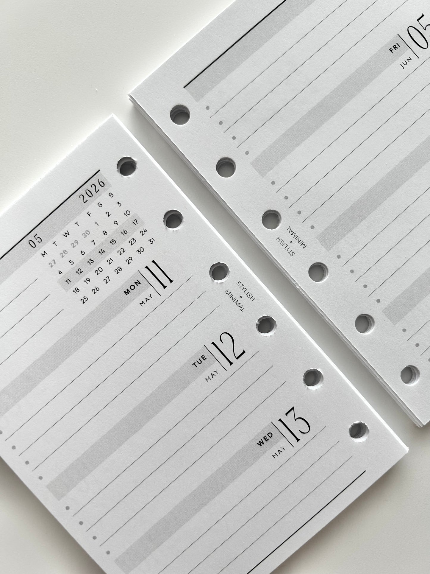 2026 Weekly Agenda WO2P - Pocket + Personal rings