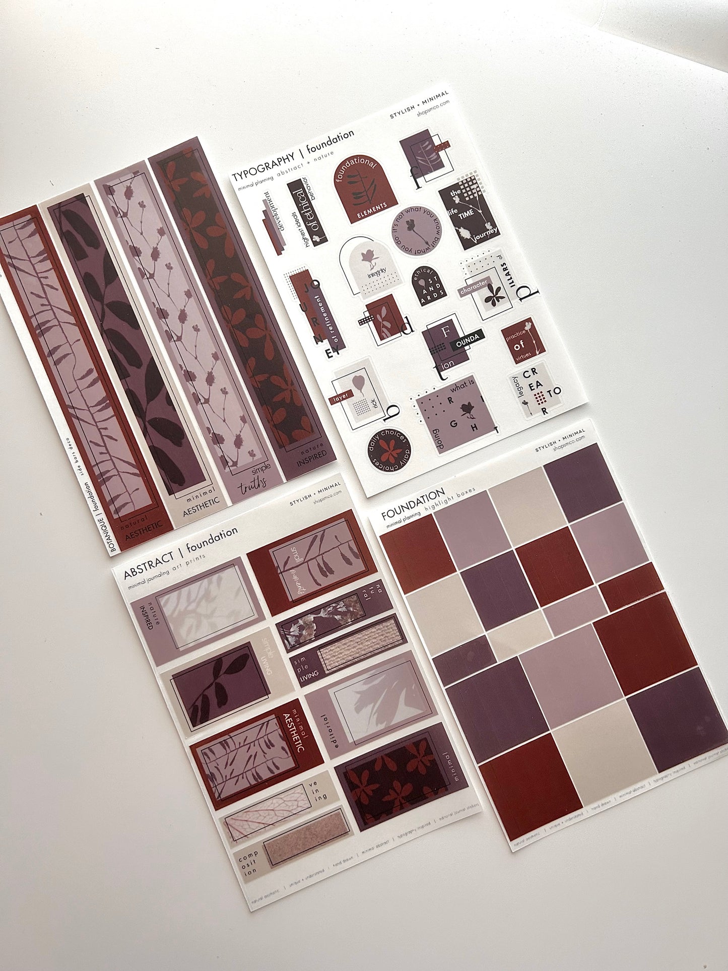 foundation sticker kit - 8 sheet sep kit