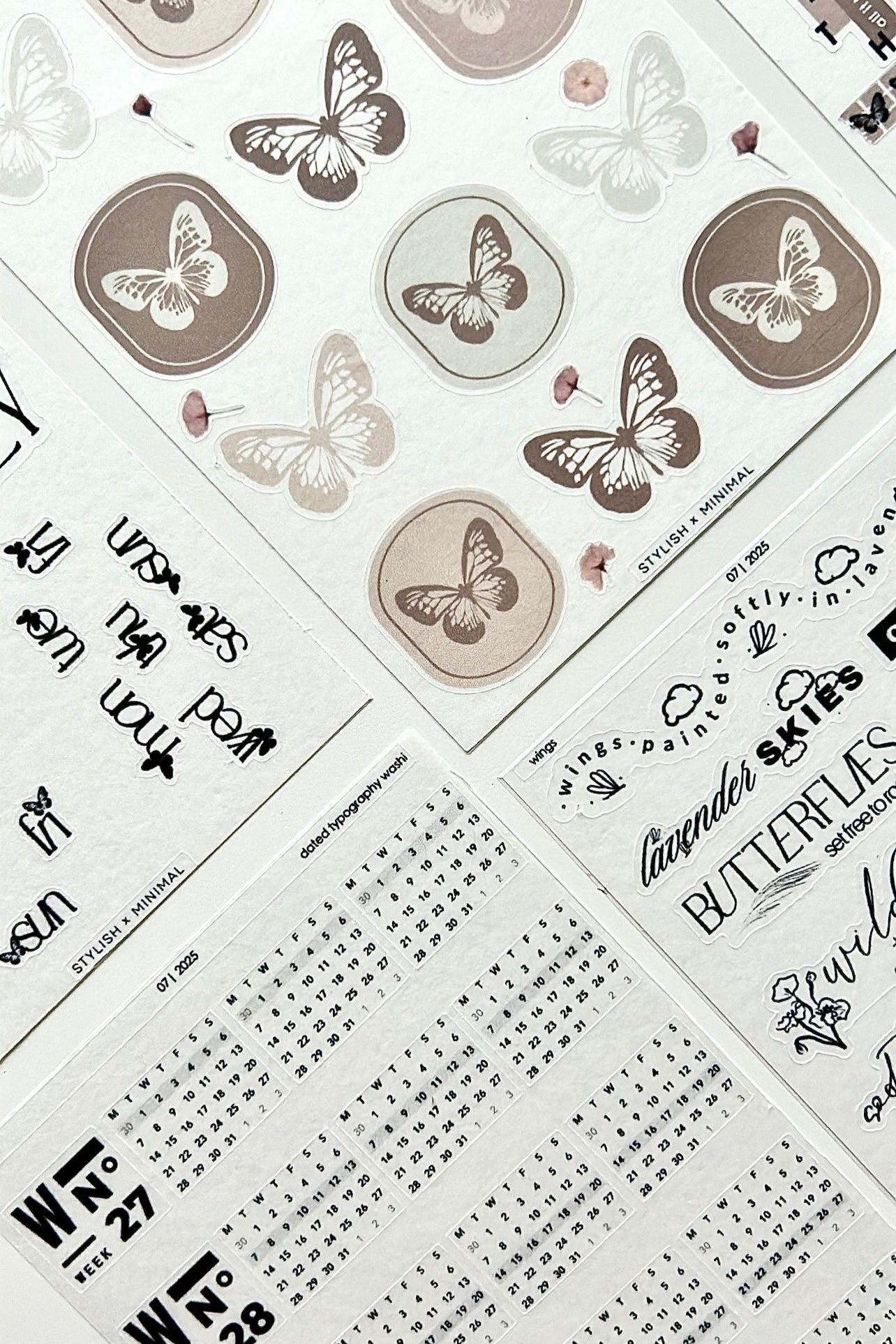 wings 8 sheet kit | July kit