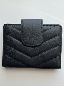 black quilted caviar passport TN cover