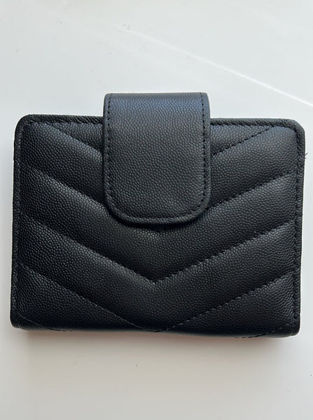 GLITCH black quilted caviar passport TN cover - ALL SALES are FINAL