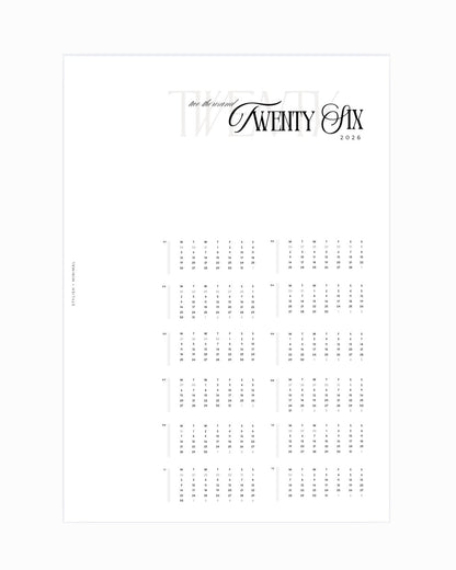 2026 yearly overview dashboard version B
