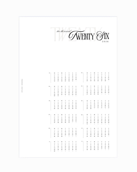 2026 yearly overview dashboard version B