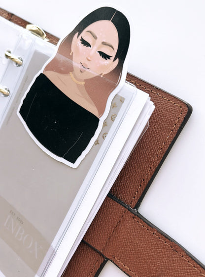 PO A7 PVC card/pagemarker dash