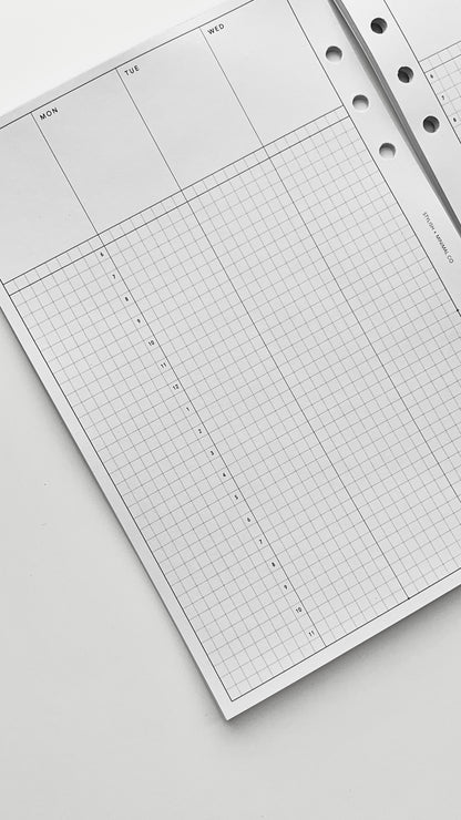 Compact Grid Weekly UNDATED W008