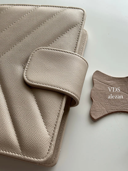 GLITCH beige caviar/suede PE/FCC planner - ALL SALES ARE FINAL