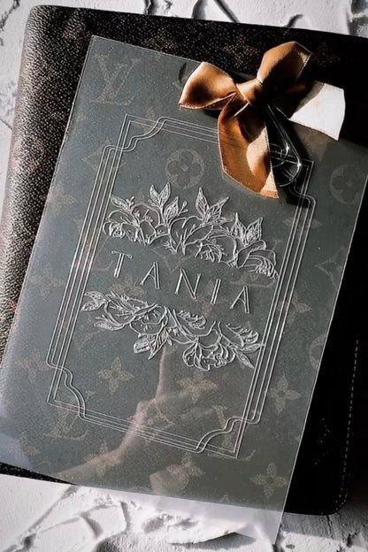 LUXE personalized name etched dashboard (THICCC 0.02")