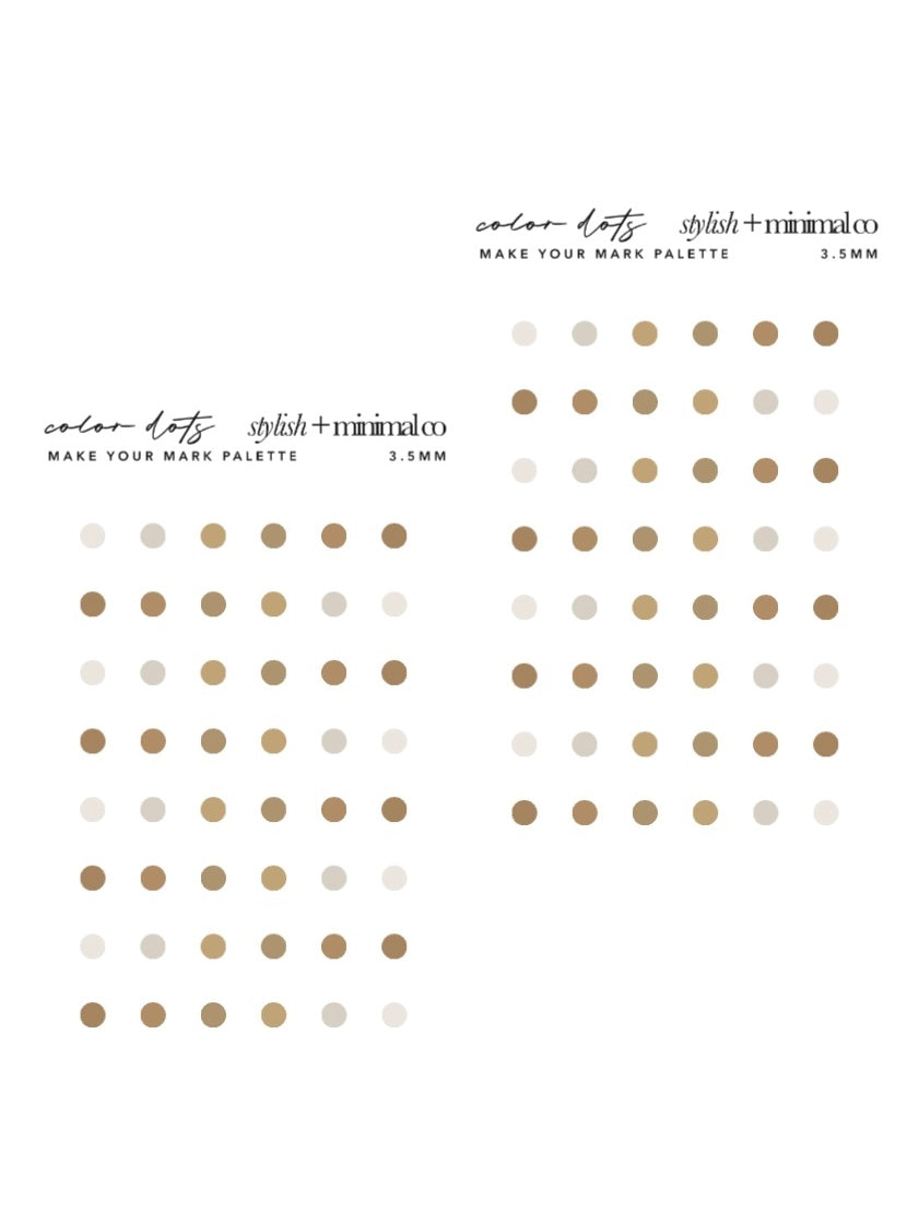 make your mark palette dots 3.5mm