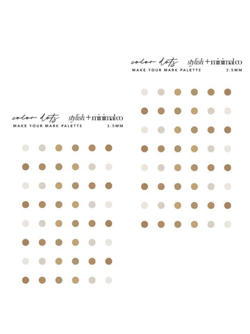 make your mark palette dots 3.5mm