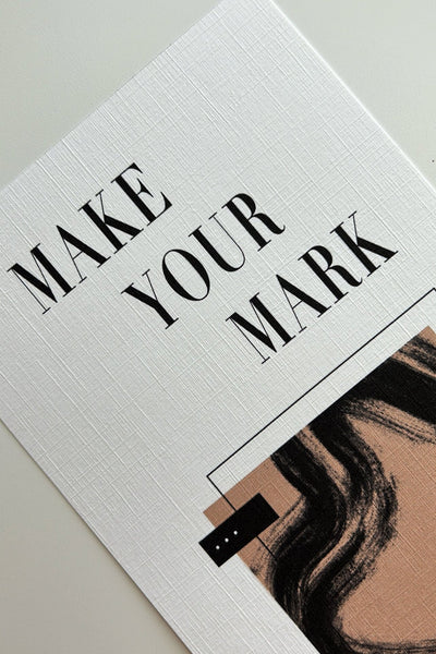 Make Your Mark dashboard