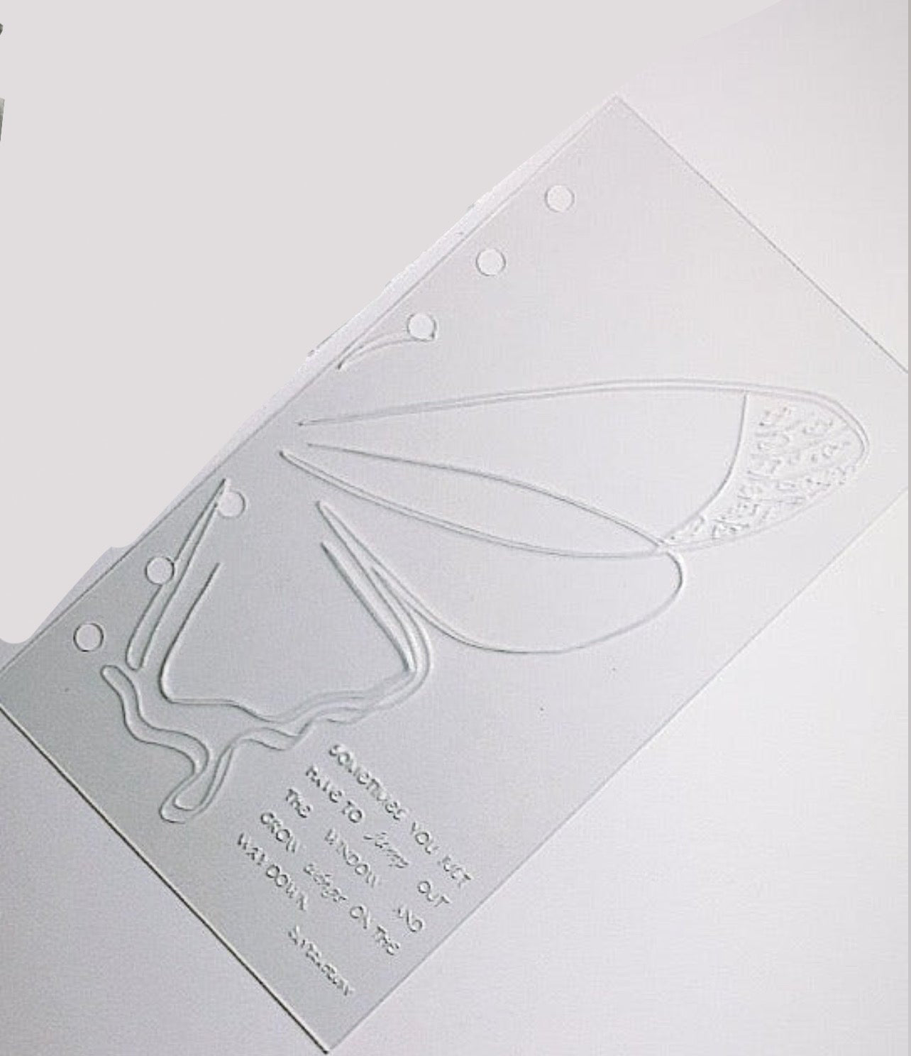 LUXE etched wings dashboard