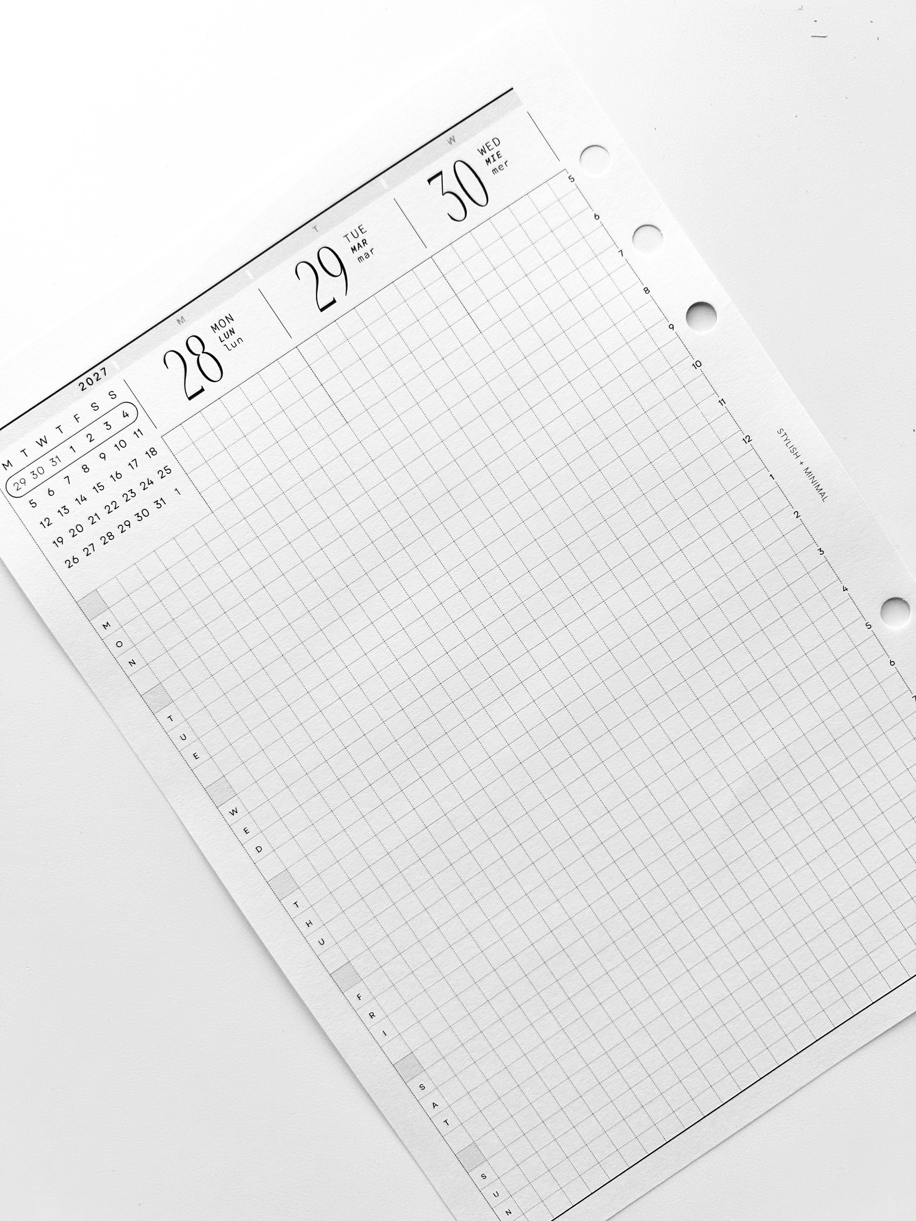2027 open grid HW Weeklies WO2P - A5 PE