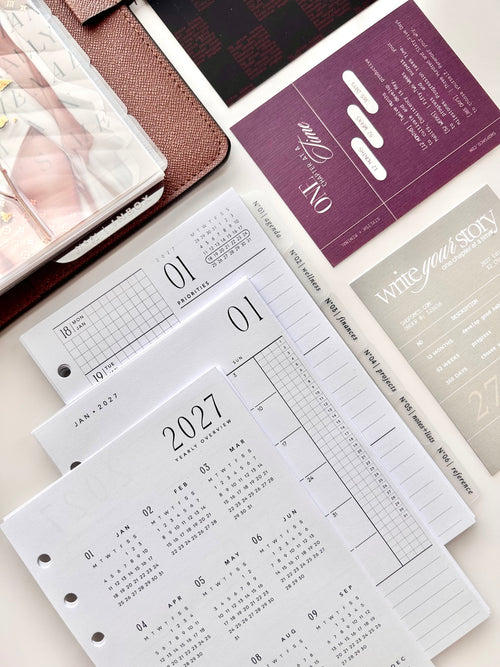 2027 complete new planner setup inserts bundle