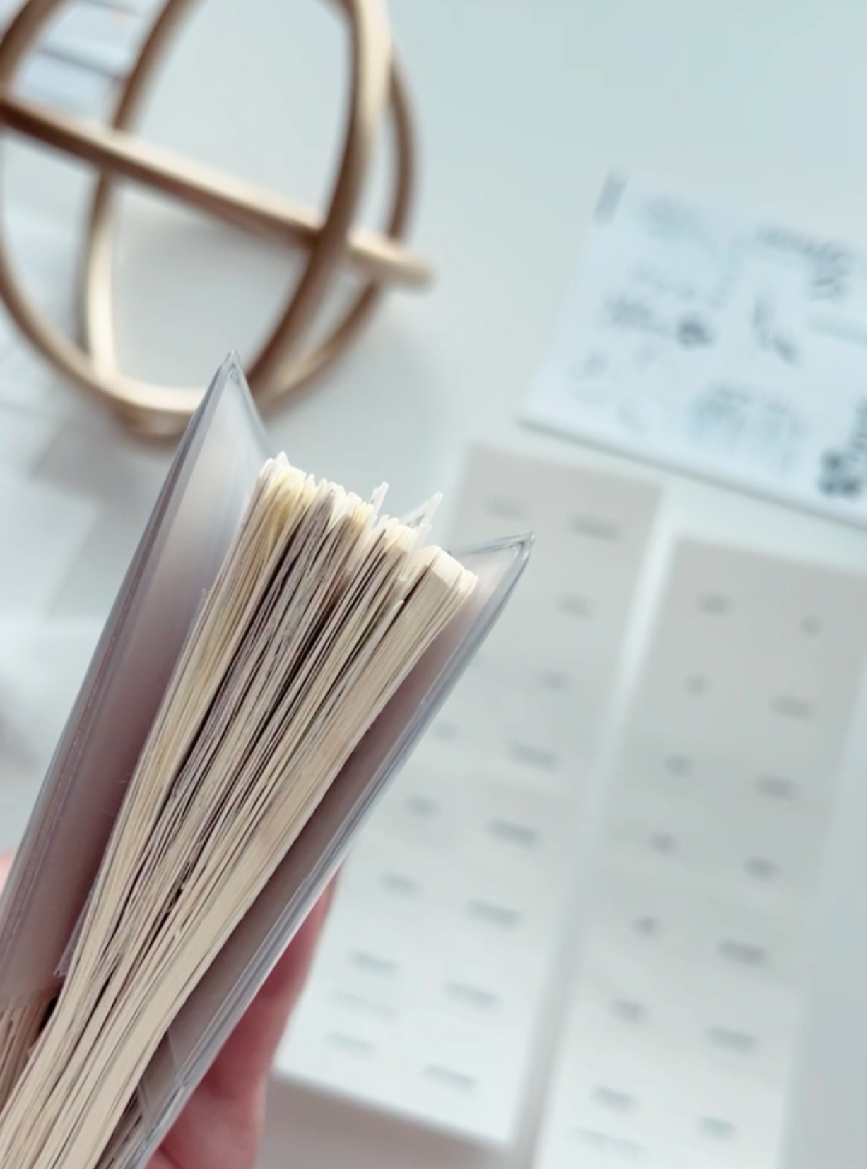 standard TN TINY plastic sticker tabs - easy + durable