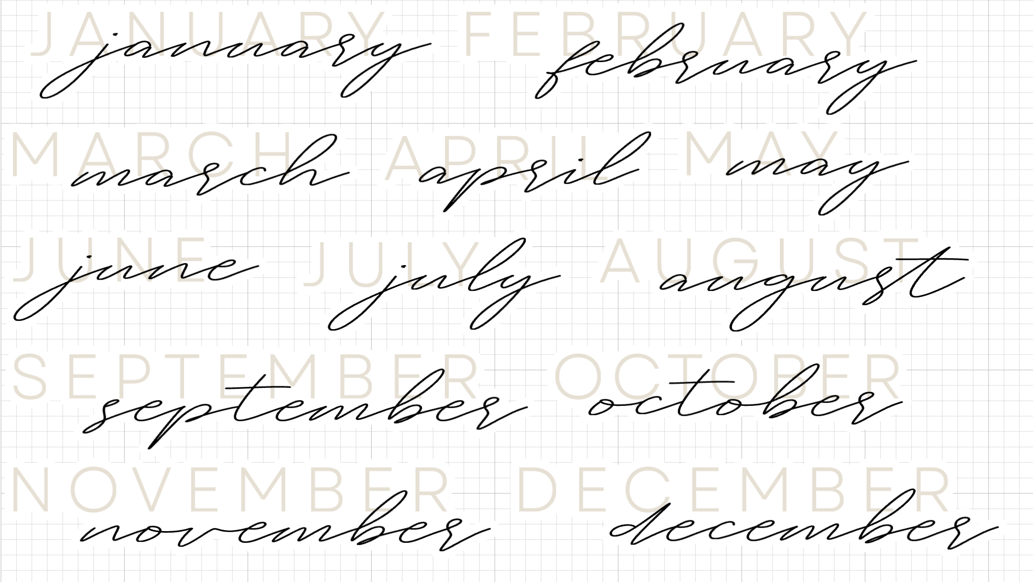 hobonichi months stickers