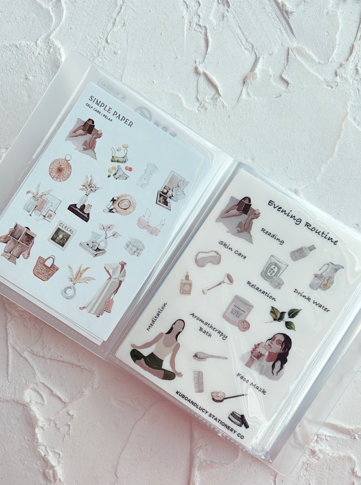 sticker sheet storage album