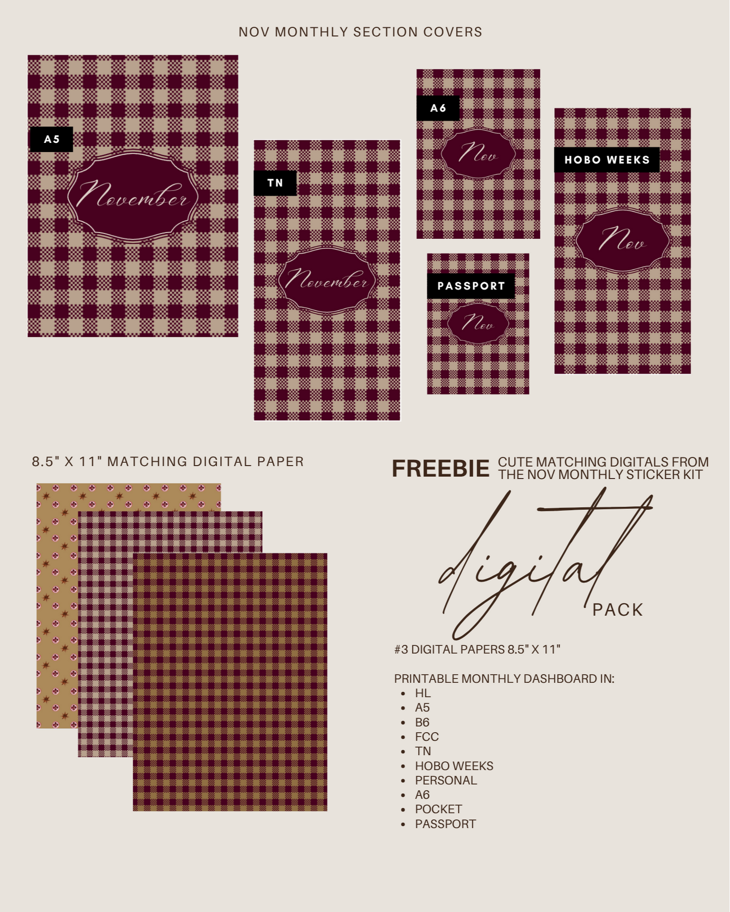 visions nov sticker kit - 8 sheet bundle