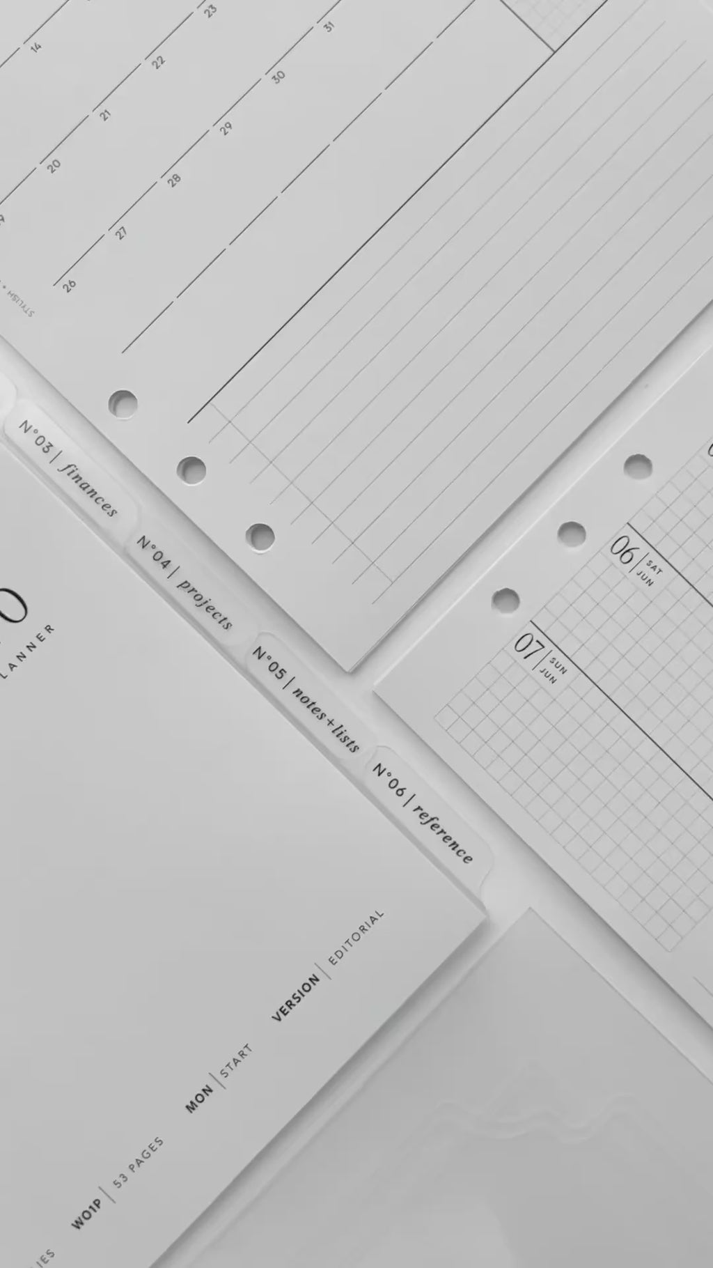 2027 complete new planner setup inserts bundle