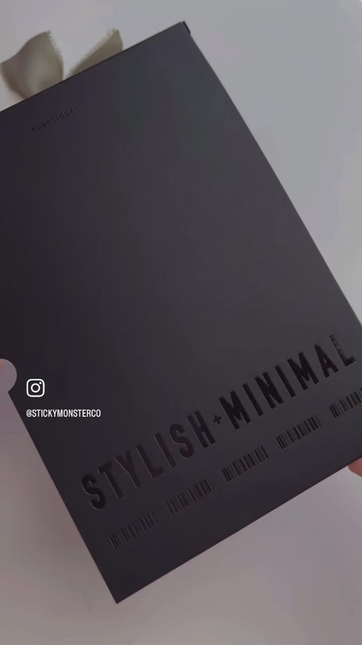 A5 nested grid notebook -Tomoe River Paper