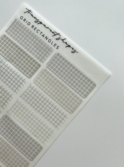 grid shapes stickers