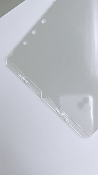 white on clear contoured dividers - purchase ONLY from your internet browser to select options