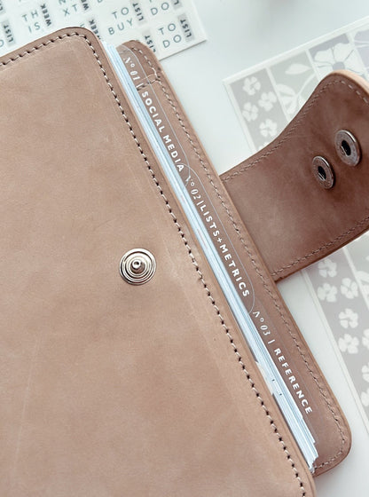 custom white on clear contoured dividers